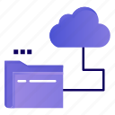 cloud, file, folder, storage