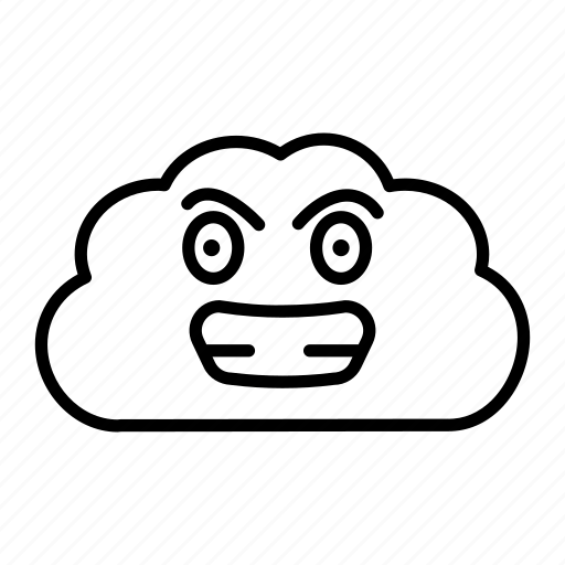 Character, cloud, emoji, emoticon, face, smiley icon - Download on Iconfinder