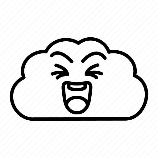 Character, cloud, emoji, emoticon, face, smiley icon - Download on Iconfinder