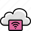 cloud, colour, connection, functions, wifi 