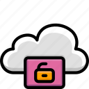 cloud, colour, functions, padlock, unlock