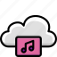 cloud, colour, functions, music, songs 