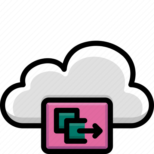 Cloud, colour, functions, paste icon - Download on Iconfinder