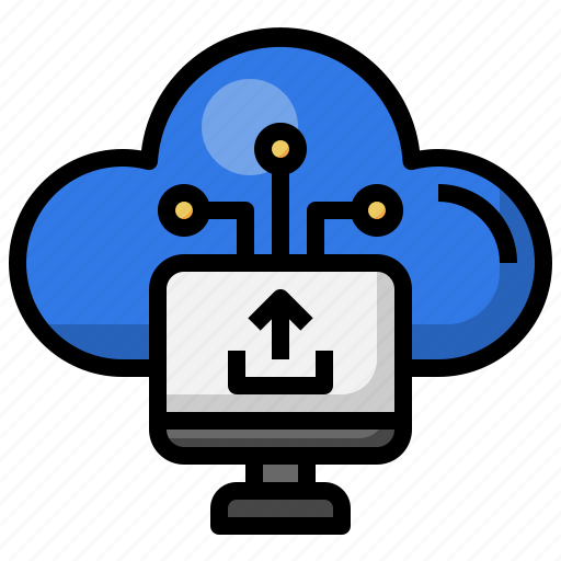 Computer, upload, computing, cloud, hosting icon - Download on Iconfinder
