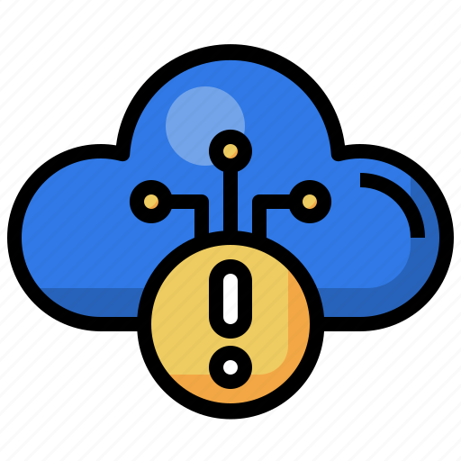 Error, notice, warning, cloud icon - Download on Iconfinder