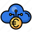 euro, cloud, computing, ui, storage 