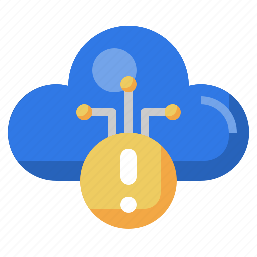 Error, notice, warning, cloud icon - Download on Iconfinder
