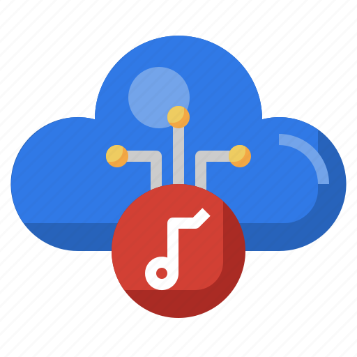 Music, cloud, computing, multimedia, option, storage, data icon - Download on Iconfinder