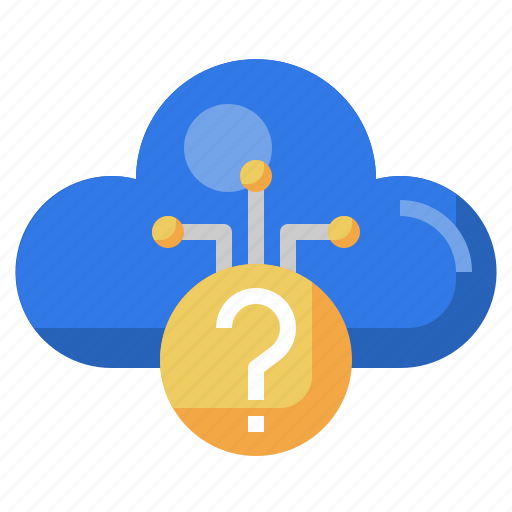Question, cloud, computing, ui, storage icon - Download on Iconfinder