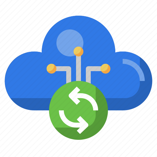 Sync, cloud, computing, multimedia, option, storage, data icon - Download on Iconfinder