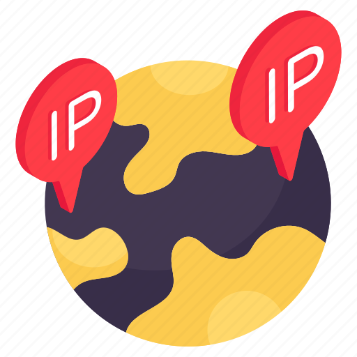 Ip address, location, direction, gps, navigation, geolocation icon - Download on Iconfinder