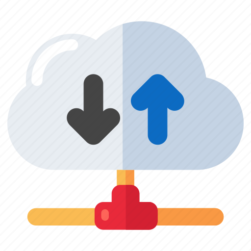Cloud data transfer, data exchange, data transmission, data sync, data synchronization icon - Download on Iconfinder