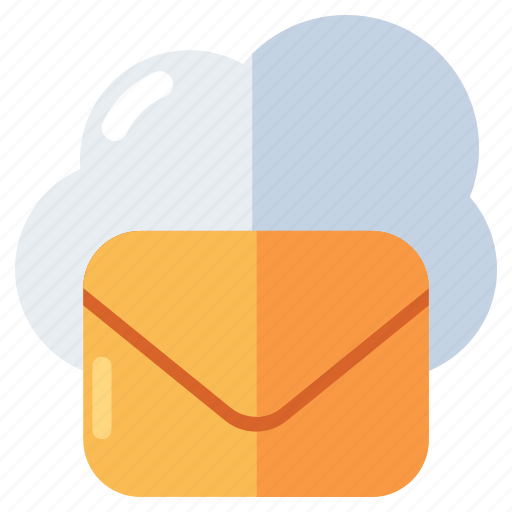Cloud mail, cloud email, cloud correspondence, cloud letter, cloud envelope icon - Download on Iconfinder