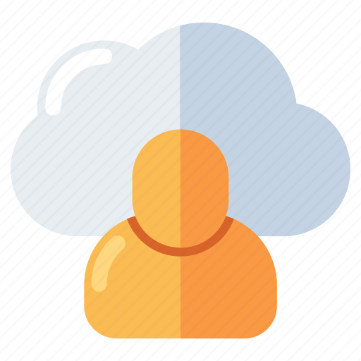 Cloud user, cloud account, cloud technology, cloud computing, cloud profile icon - Download on Iconfinder