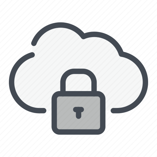 Archive, cloud, password, protection, security, service, storage icon - Download on Iconfinder