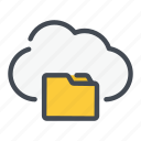 archive, cloud, file, folder, service, storage