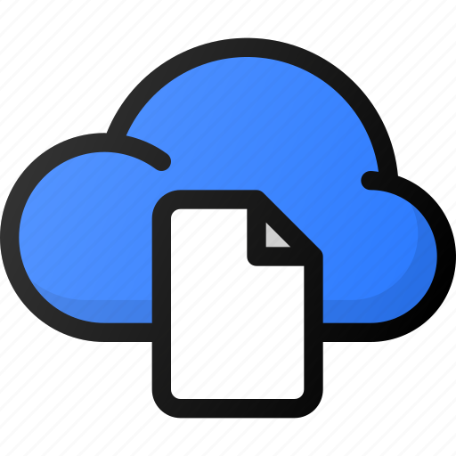 Cloud, document, network, storage, data icon - Download on Iconfinder