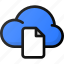 cloud, document, network, storage, data 