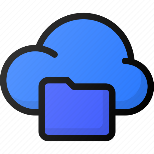 Cloud, folder, network, storage, data icon - Download on Iconfinder
