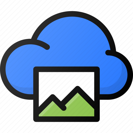 Cloud, image, network, storage, data icon - Download on Iconfinder