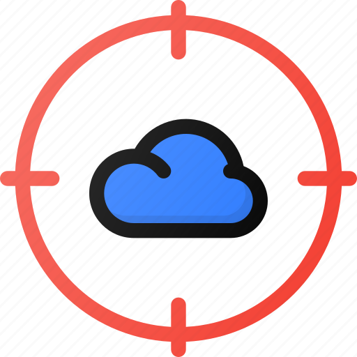 Cloud, target, storage, data, network icon - Download on Iconfinder