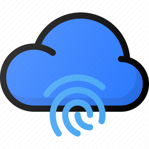 Cloud, touch, id, network, storage, data icon - Download on Iconfinder