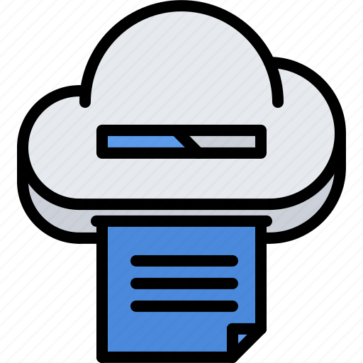 Cloud, file, repository, storage, technology, upload icon - Download on Iconfinder