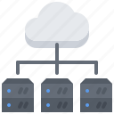 cloud, network, repository, server, storage, technology