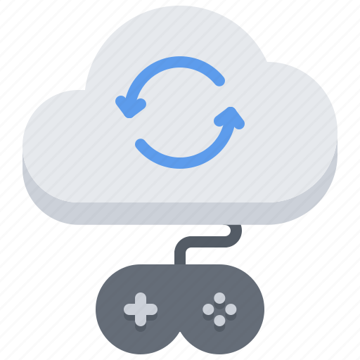 Cloud, game, gamepad, repository, storage, technology, video icon - Download on Iconfinder