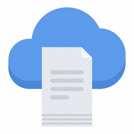Cloud, documentation, file, repository, storage, technology icon - Download on Iconfinder