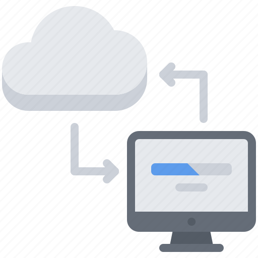 Cloud, computer, loading, repository, storage, technology, upload icon - Download on Iconfinder
