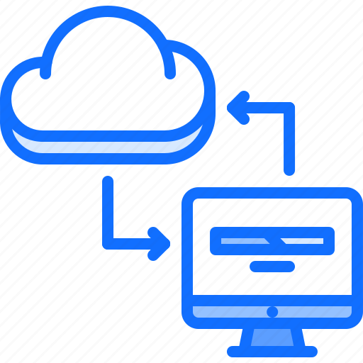 Cloud, computer, loading, repository, storage, technology, upload icon - Download on Iconfinder