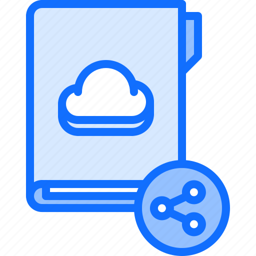 Cloud, file, folder, repository, sharing, storage, technology icon - Download on Iconfinder