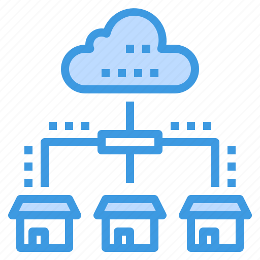 Cloud, database, home, server, storage, technology icon - Download on Iconfinder