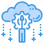 cloud, database, maintainance, server, storage, technology 