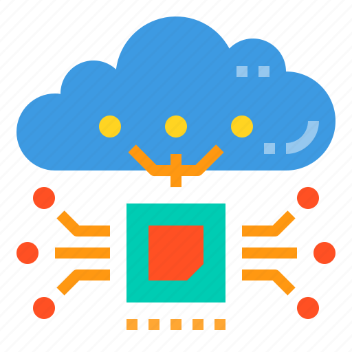 Chip, cloud, database, maintainance, server, storage, technology icon - Download on Iconfinder