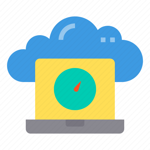 Cloud, database, laptop, server, storage, technology icon - Download on Iconfinder