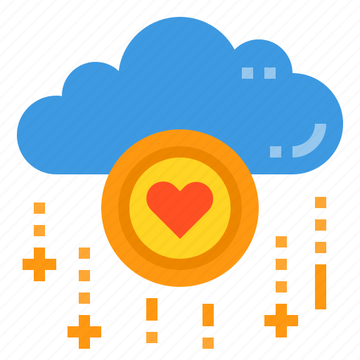 Cloud, database, love, server, storage, technology icon - Download on Iconfinder