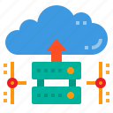cloud, database, server, storage, technology