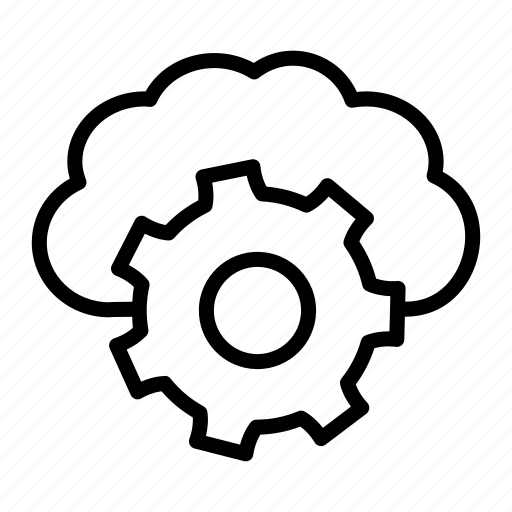 Cloud, gear, settings icon - Download on Iconfinder