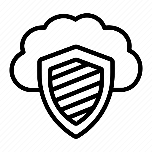 Cloud, computing, protection, security, shield icon - Download on Iconfinder