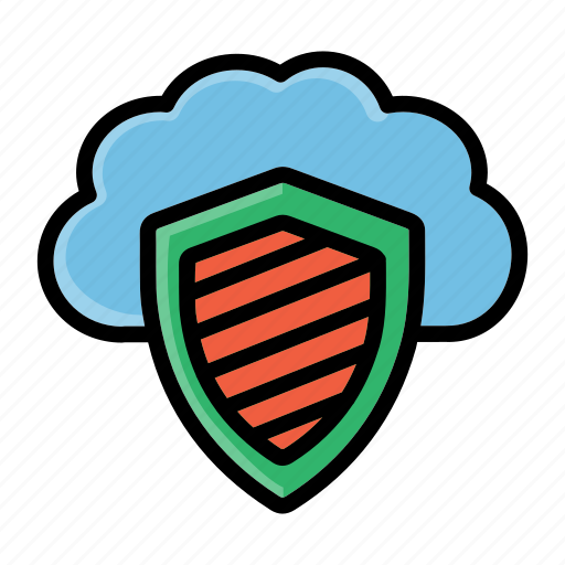Cloud, computing, protection, security, shield icon - Download on Iconfinder