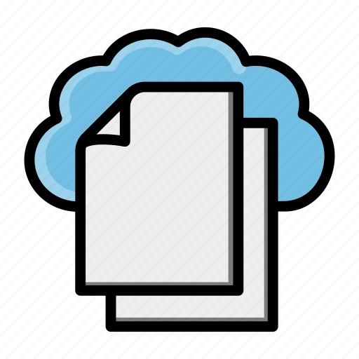 Cloud, copy, data, document, files icon - Download on Iconfinder