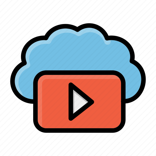 Cloud, computing, hosting, media, music, player icon - Download on Iconfinder