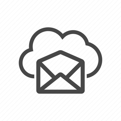 Cloud, cloud computing, communication, envelope, letter, mail icon - Download on Iconfinder