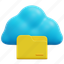 cloud, folder, technology, computing, ui, data, 3d 