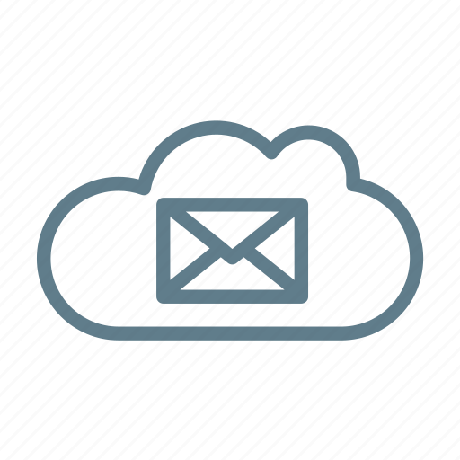 Cloud, cloud storage, inbox, letter, mail, message, ui cloud icon - Download on Iconfinder