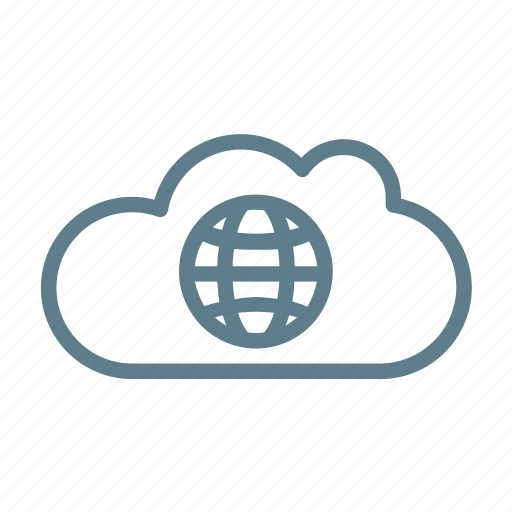 Cloud, cloud service, cloud storage, universe, world, worldwide icon - Download on Iconfinder