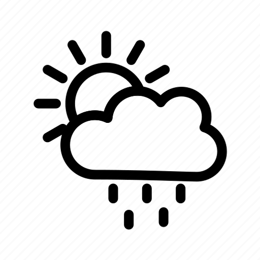 Cloud, rain, sun, weahter icon - Download on Iconfinder
