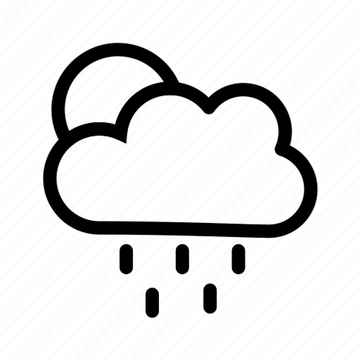 Cloud, forecast, rain, sun icon - Download on Iconfinder
